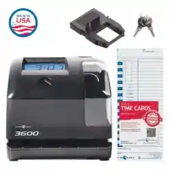 3600SS Time Clock & Document Stamp
